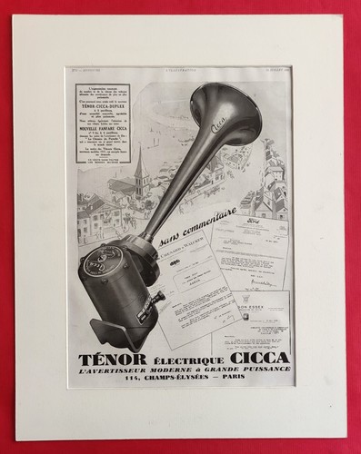 Publicité presse 1931 - de, presse: