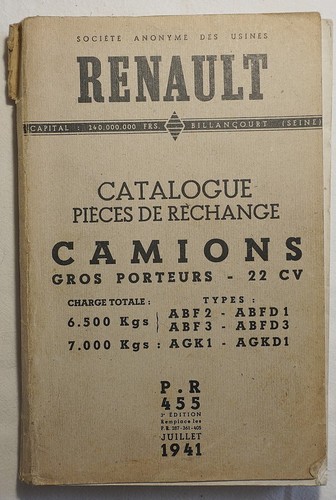 Renault catalogue pièces de - renault, :