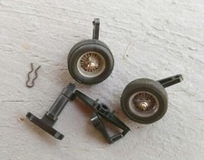 PIECES POUR VOITURES DE CIRCUIT JOUEF - TRAIN AVANT COMPLET JANTES J04 GRISES