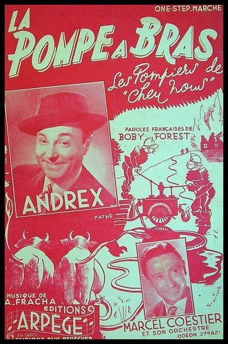 Ancienne partition la pompe - ,
