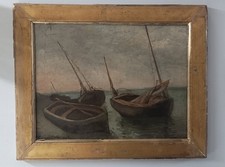 Tableau Huile Sur Toile Signé