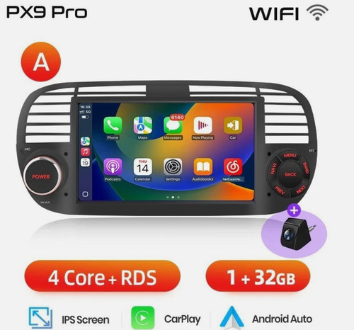 Carplay fiat 500 - carplay,