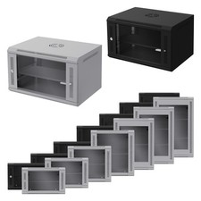 Armoire de réseau serveur 19" profondeur coffret mural hauteur du rack au choix