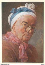 Art - Peinture - Jean-Baptiste-Siméon Chardin - Autoportrait aux Bésicles - Desc