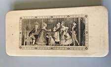 BOÎTE À DRAGÉES ANCIENNE De BAPTÊME PRÉSENTATION DE L’ENFANT AUX GRANDS PARENTS