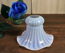 Rare Antique French Art Nouveau Lilac Opalescent Glass Lamp Shade Arts & Crafts