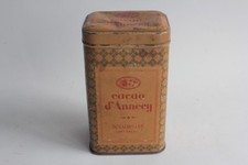 Boîte chocolats tôle lithographiée Cacao d'Annecy solubilisé (73853)