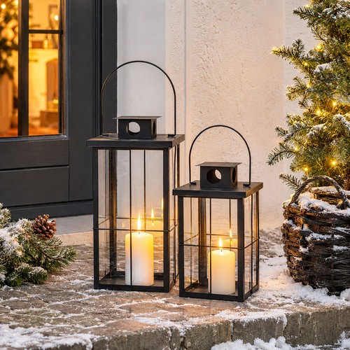 Lot lanternes xxl noires - lot,