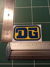 Autocollant DG  vintage cross enduro classique