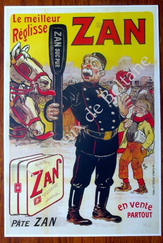 Publicité reglisse zan - reglisse,
