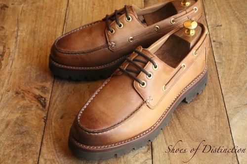 Mocassins cuir marron - en,