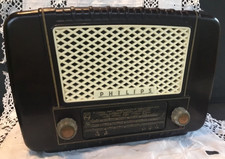 Poste radio TSF Philips BE 352 U, année 1955, caisse Bakélite.