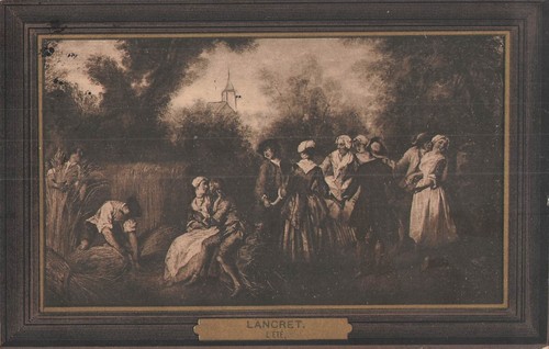 Tableau ete par lancret - l'ete,