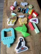 Gommes collectors (eraser collector)Lot gommes diversifiées-Vintage 70'/80'