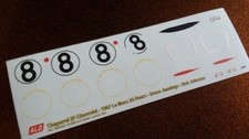 1967 LE MANS #8 CHAPARRAL 2F BRUCE JENNINGS/BOB JOHNSON 1:43 DECALS