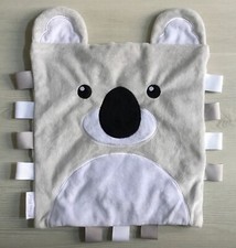 Doudou Koala blanc gris noir Bubba Blue