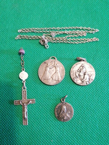 Lot ancien objets religieux - ancien,