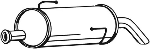 Silencieux final 190 - -001, bosal