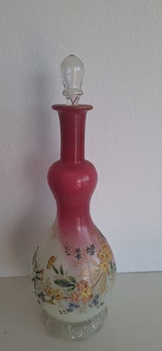 Carafe verre peinture - carafe, en
