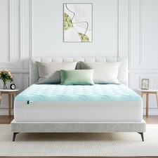 Surmatelas Cooling 140x200cm, Tissu Doux pour la Peau avec Facteur de Refroid...