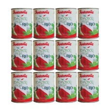 Fontaine Tomates Pelées Biologiques Kg 1 - Carton 12 Pièces