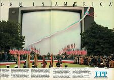 Publicité Advertising 019  1985  téléviseur ITT  groupe Setton (2p)  born in Ame