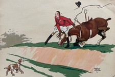Lithographie coloriée au
