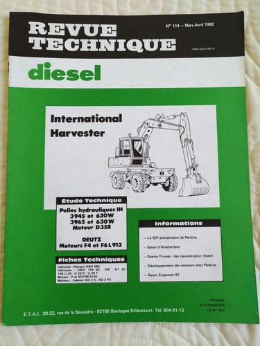 Revue technique pelle 3945 - technique,