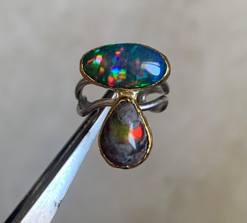Bague argent 925 - 24, ct,