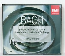 HELMUTH WALCHA — JS BACH the well-tempered clavier EMI 5xCDs NM