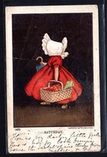 POSTCARD SUNBONNET ULLMAN 1906 - SATURDAY n° 1493 - ref 051