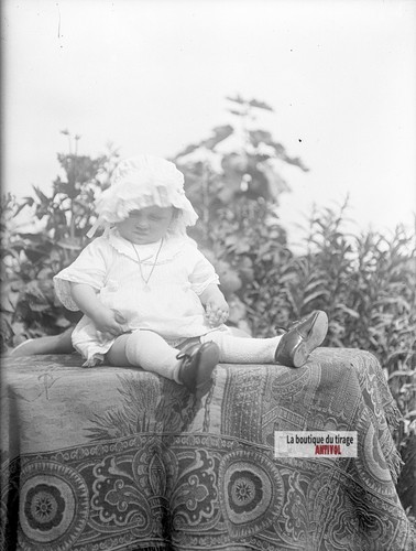 Bébé robe baptême - en,