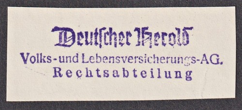 Exlibris deutscher herold - deutscher,