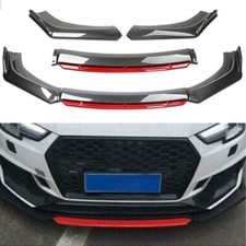 Carbone Spoiler Lèvre Lame Jupe Pare-Choc Avant Pour AUDI A1 A3 S3 A4 B7 B8