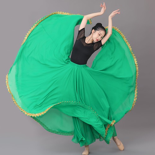 Jupe longue chiffon pour - jupe, en