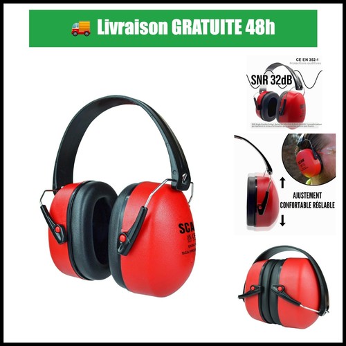 Casque antibruit pliable scan - casque,