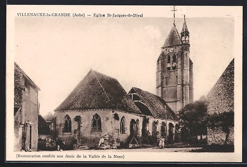 Cpa villenauxe grande - cpa, villenauxe-la-grande