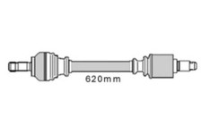 Cardan MAPCO 620mm -  16420