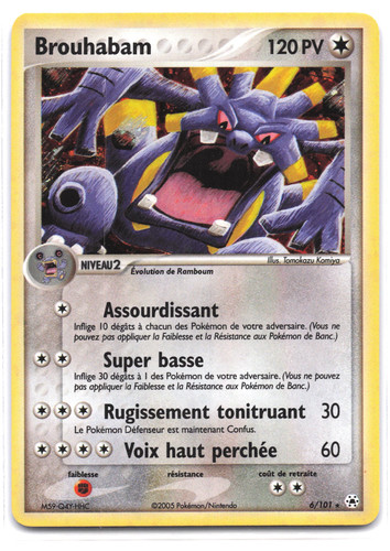 Carte pokémon brouhabam - pokémon,