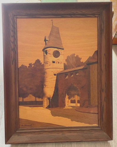 Panneau marqueterie - panneau, de