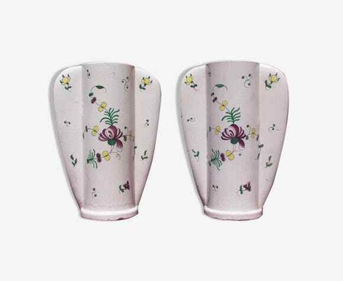 Paire vases ailettes - paire,