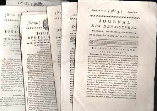 Lot journaux journal des - journaux,