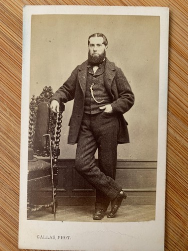 Photo carte cdv - cdv, homme