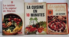 Cuisine, 18 livres de recettes  de 1977 à 2005.