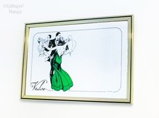 Canon Picture Mirror Art Nouveau Style Waltzing Couple 1980s French Vintage