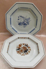 Lot de 2 assiettes porcelaine