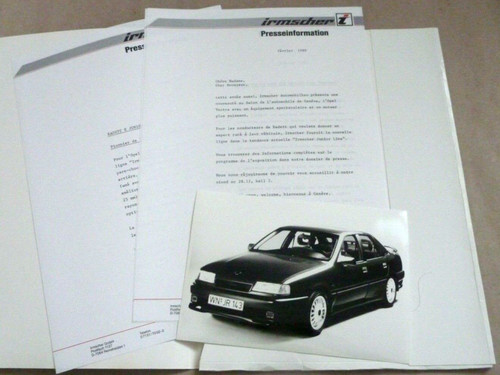 1989 irmscher opel vectra - irmscher,