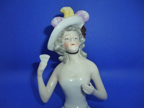 Half doll porcelaine de - half,