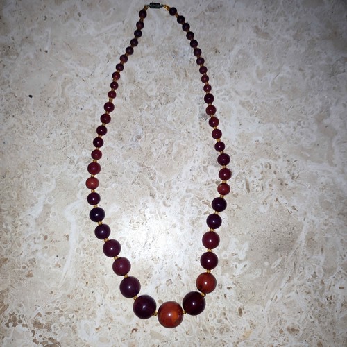 Antique collier ambre - collier,