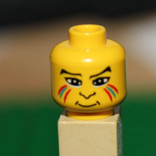 Lego Western Indiens :Minifig Head ref 3626px58 set 6766 6763 6748 6746